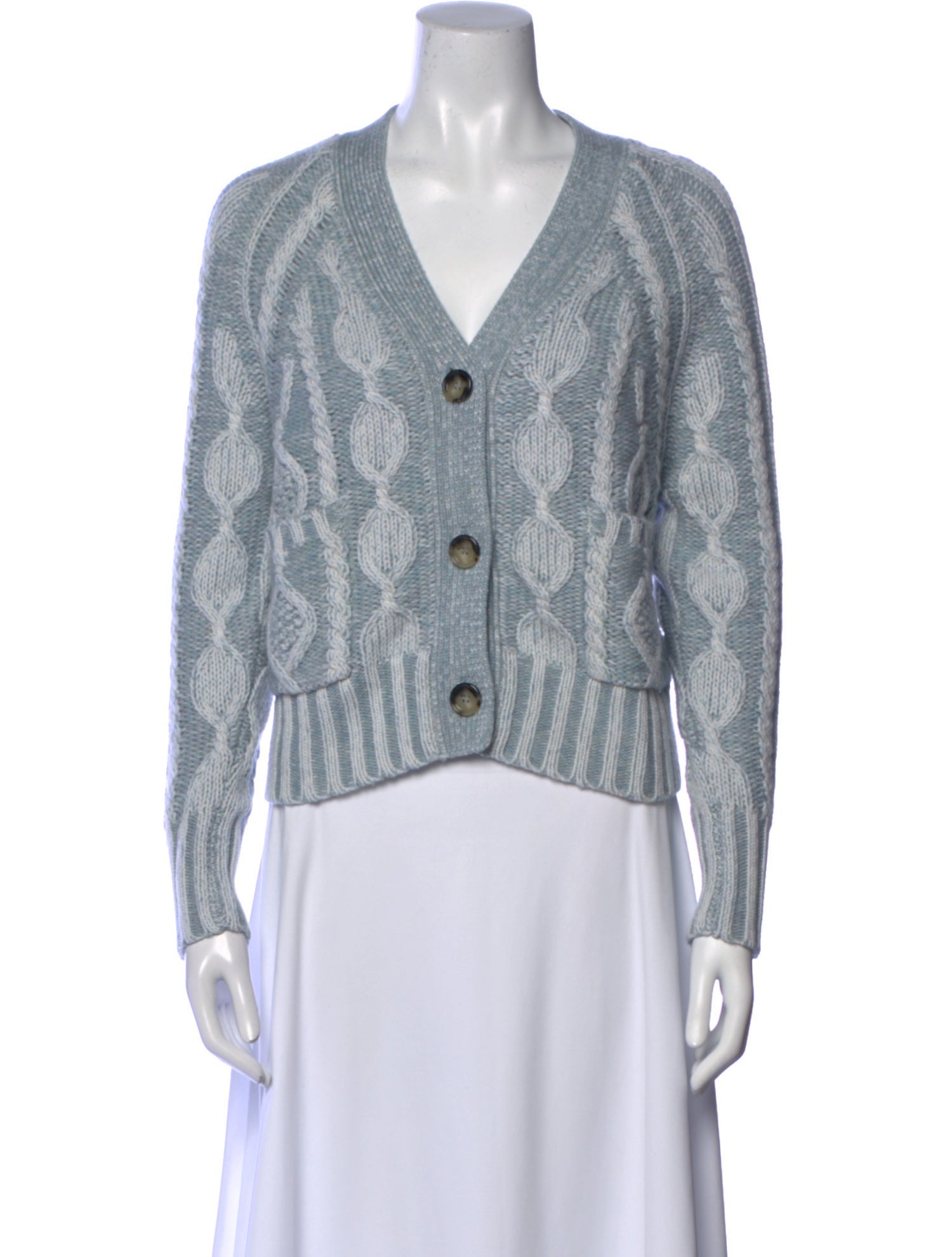 Allude Virgin Wool Patterned Sweater