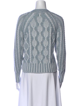 Allude Virgin Wool Patterned Sweater
