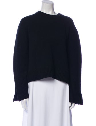 Allude Virgin Wool Crew Neck Sweater