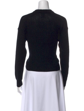 Allude Virgin Wool Mock Neck Sweatshirt