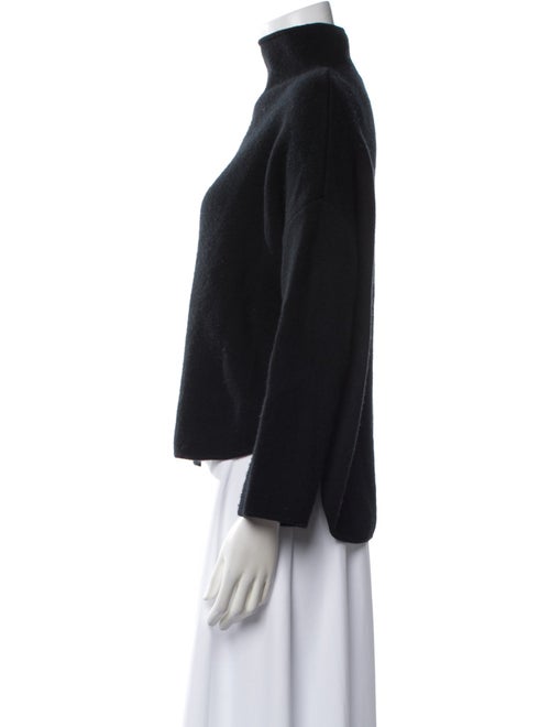 Allude Virgin Wool Mock Neck Sweater