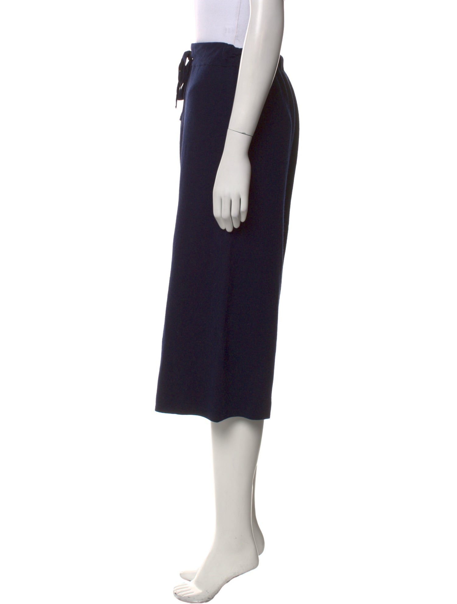 Allude Virgin Wool Wide Leg Pants