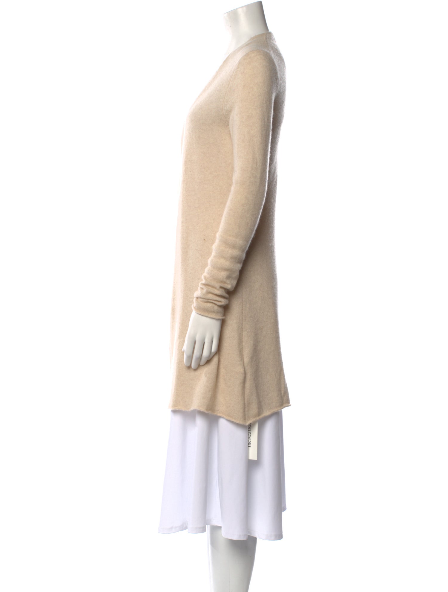 Allude Cashmere Open Front Sweater