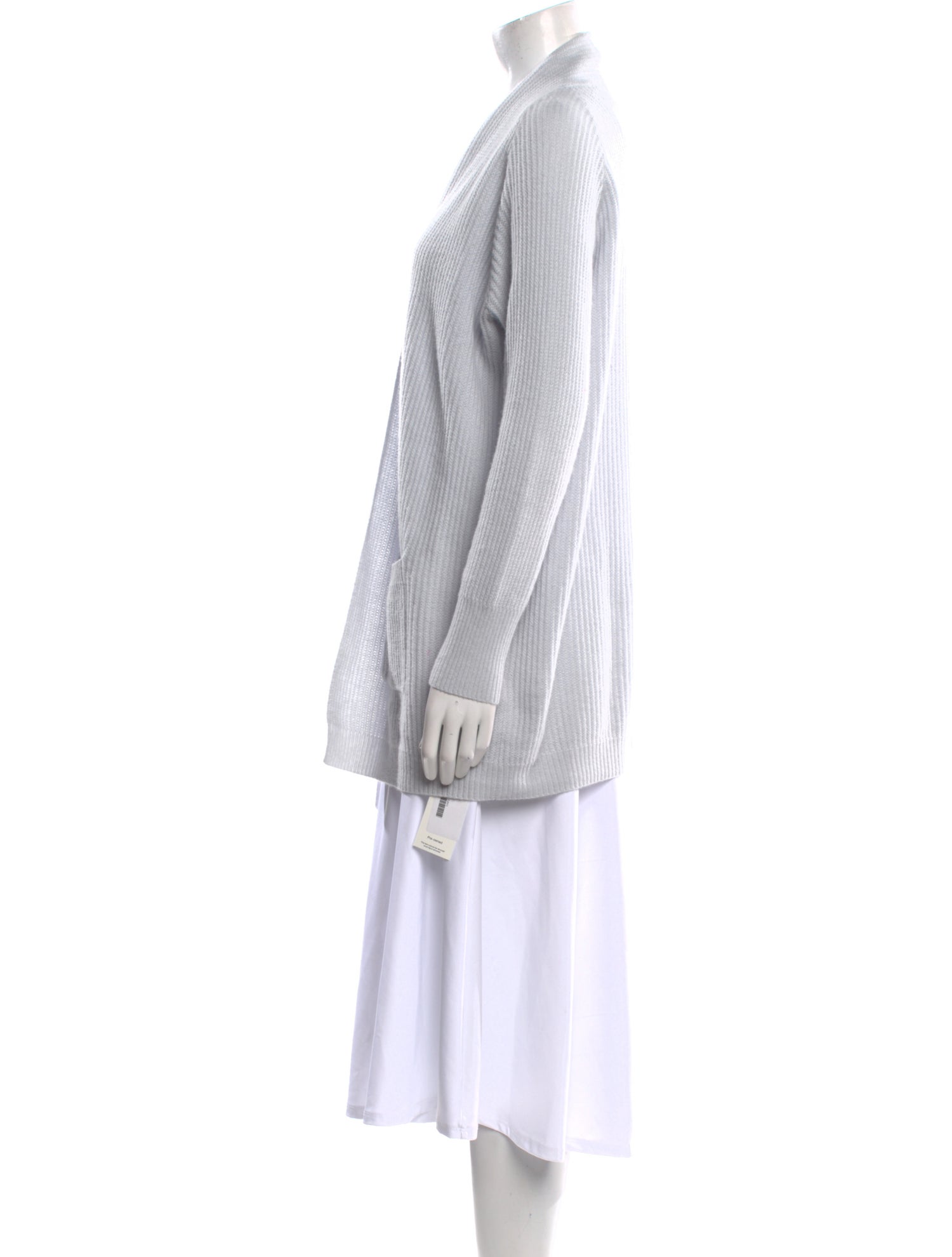 Allude Cashmere Open Front Sweater