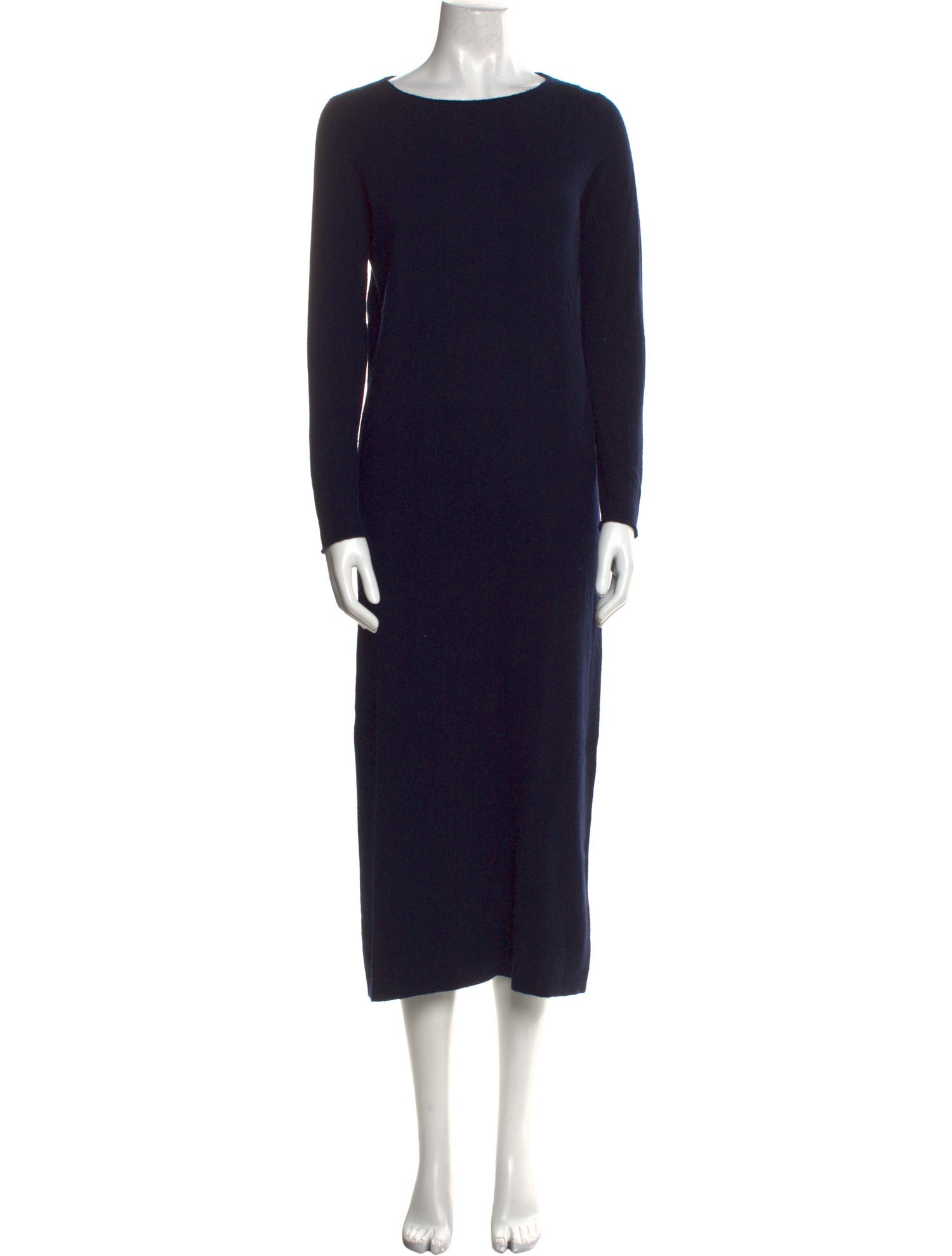 Allude Virgin Wool Midi Length Dress