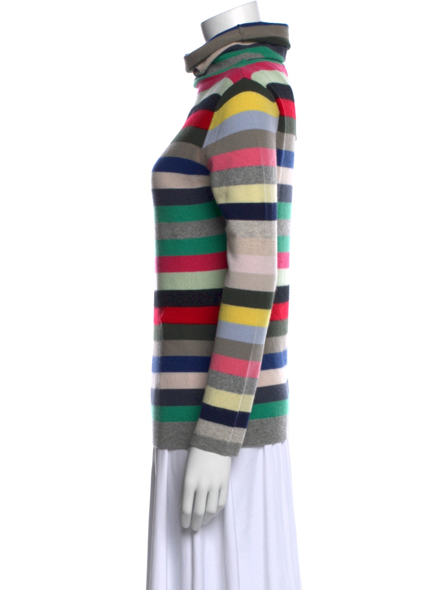 Allude Cashmere Striped Sweater