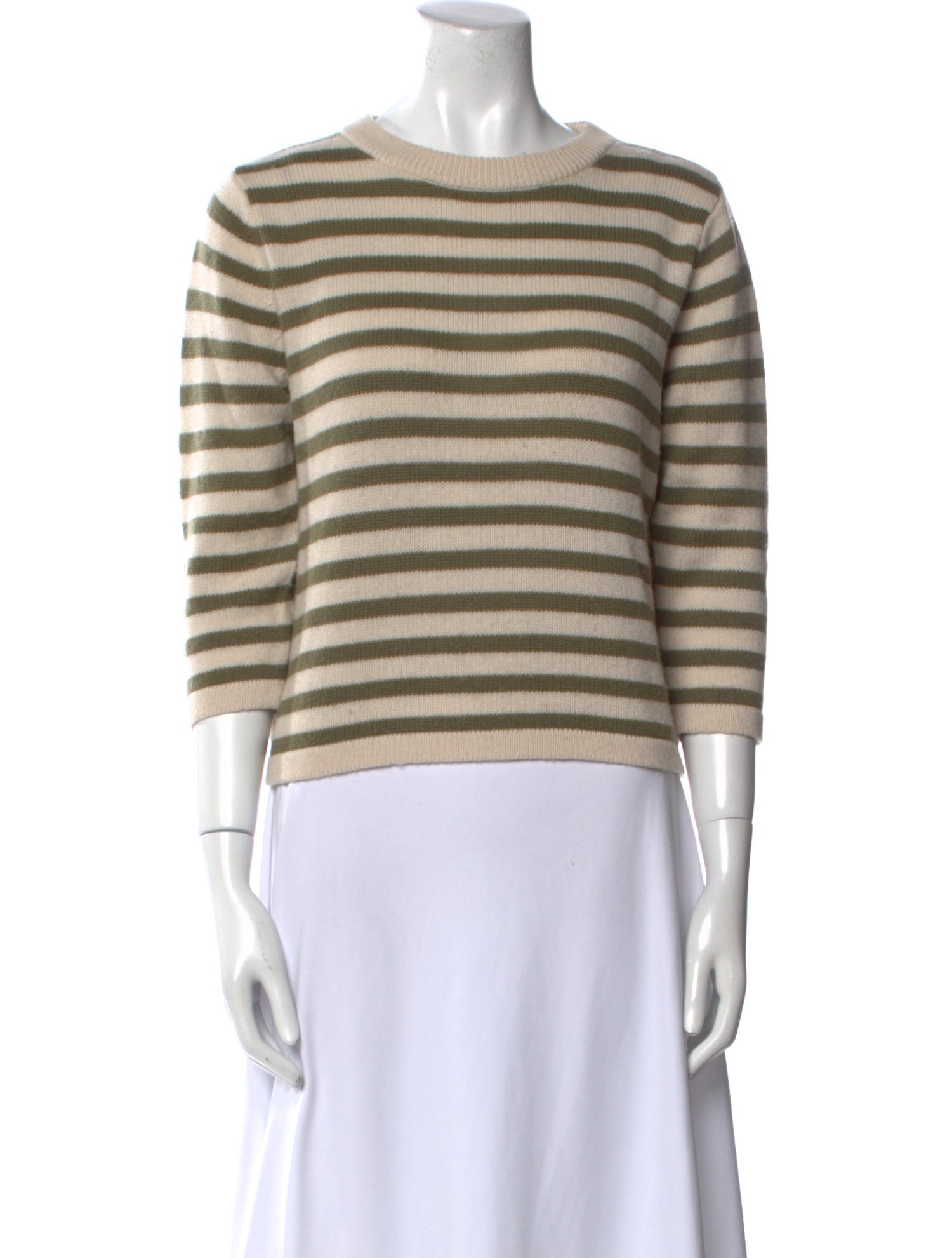 Allude Virgin Wool Striped Sweater