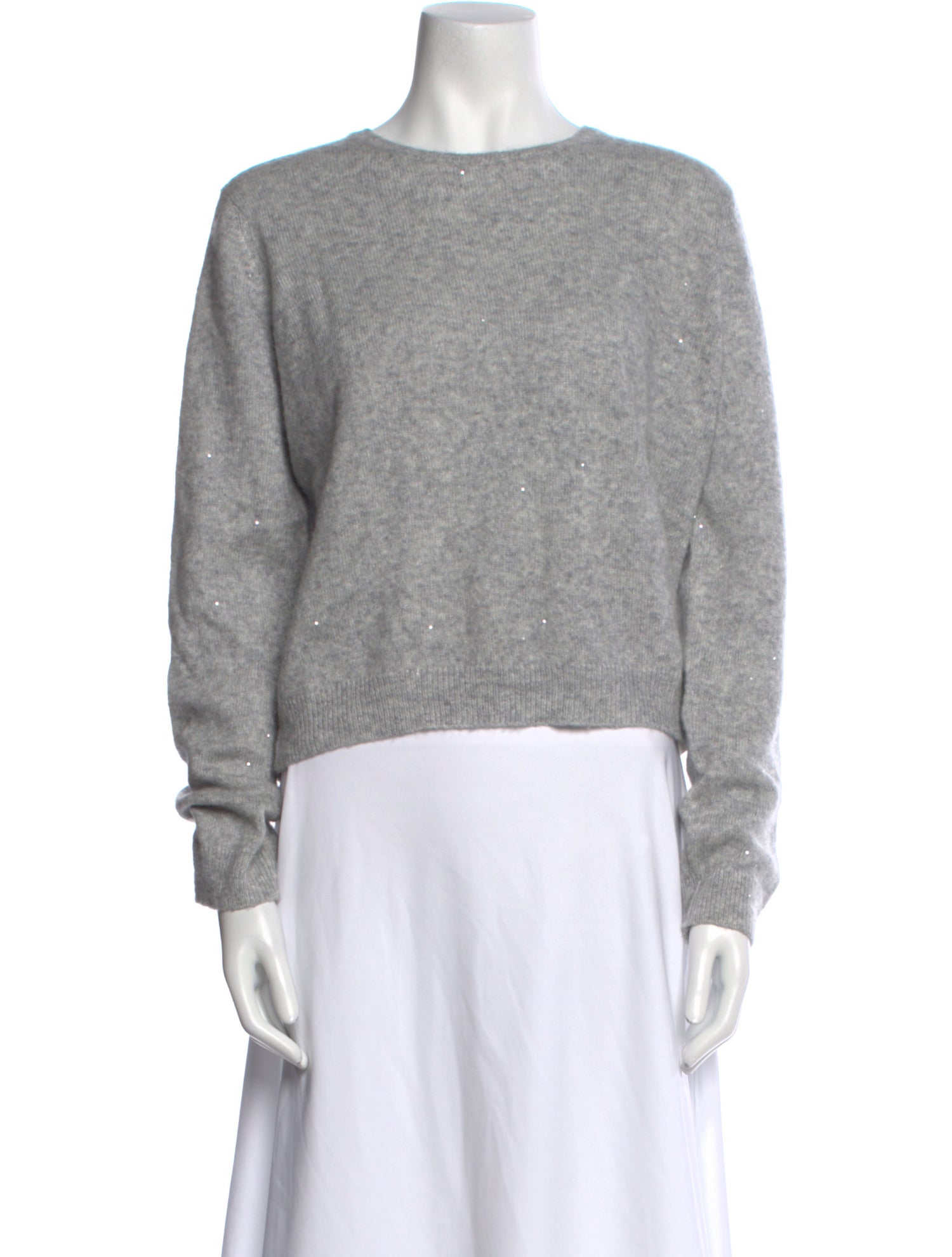 Allude Cashmere Bateau Neckline Sweater