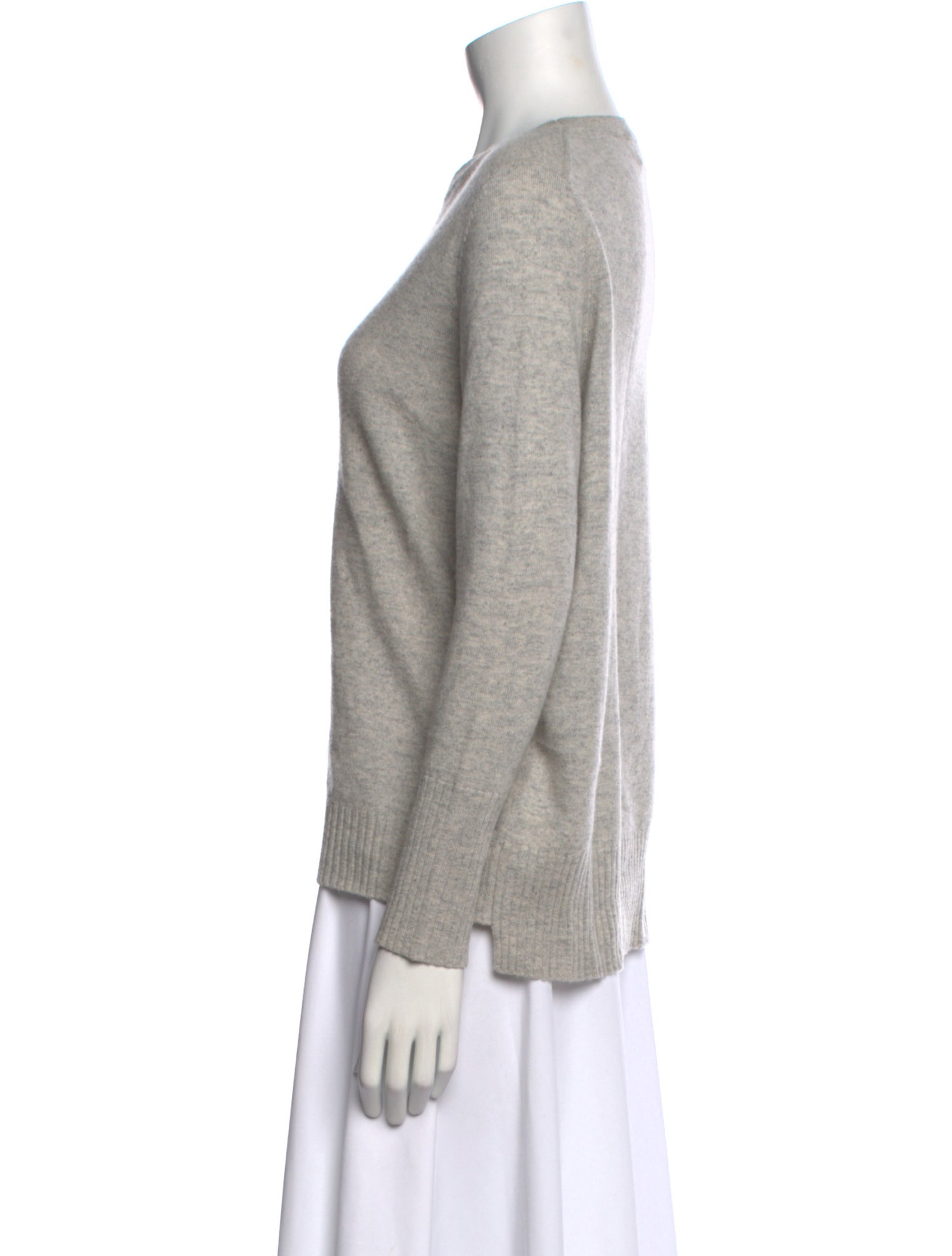 Allude Cashmere Bateau Neckline Sweater