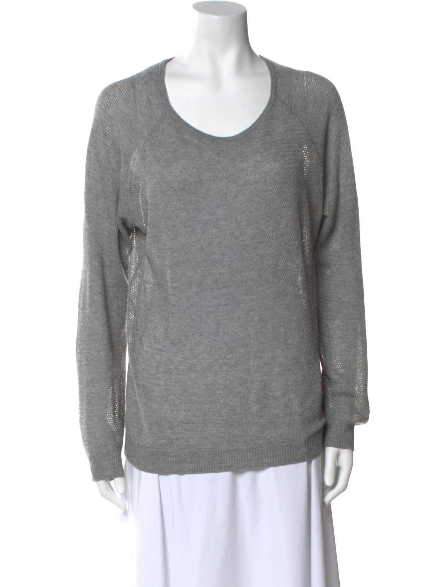 Allude Scoop Neck Sweater