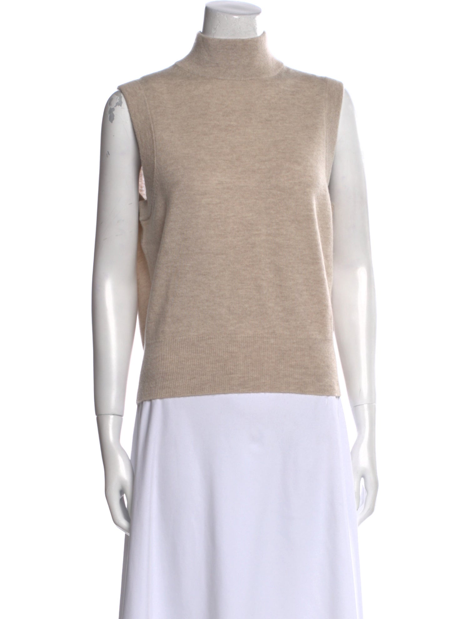 Allude Virgin Wool Mock Neck Sweater