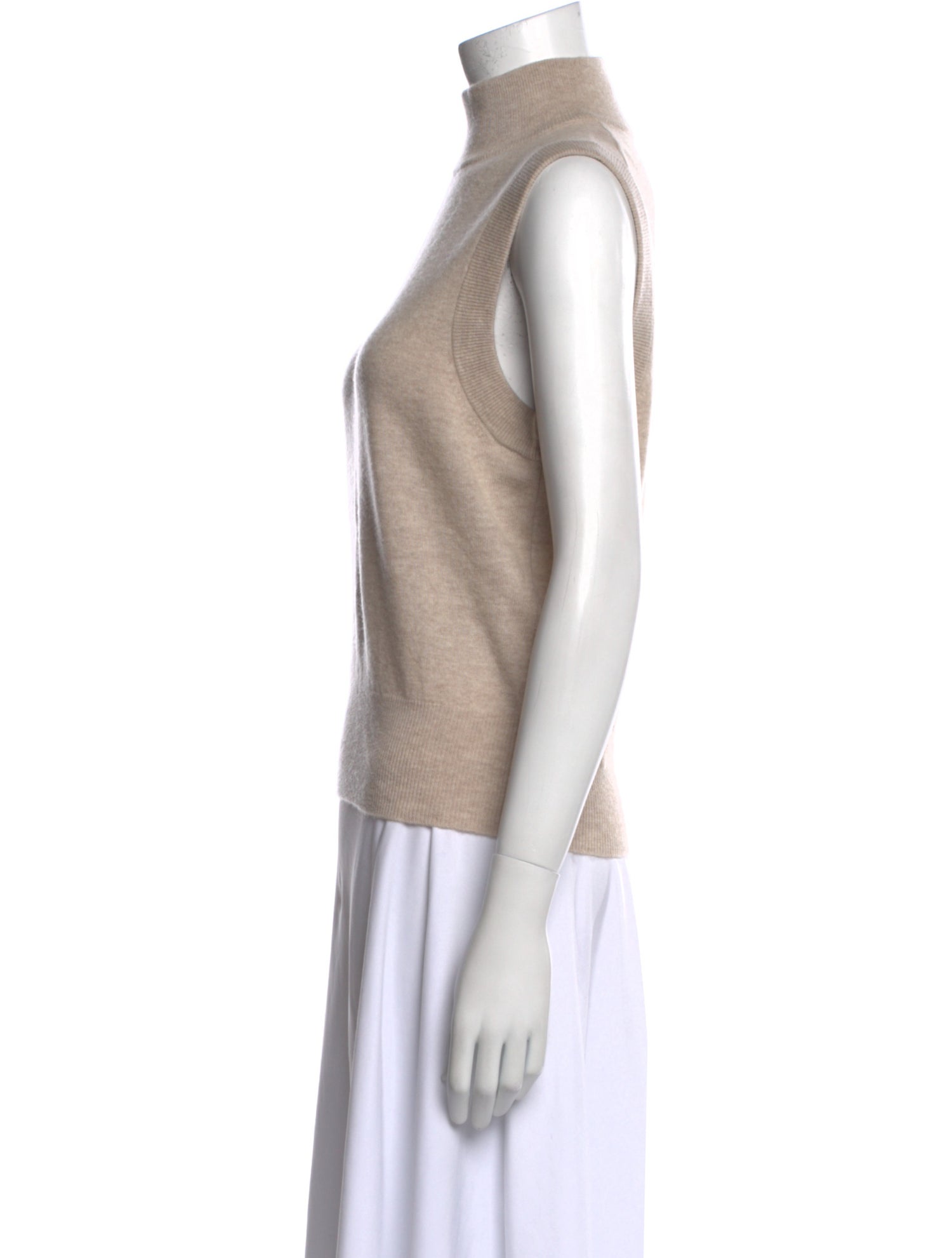 Allude Virgin Wool Mock Neck Sweater