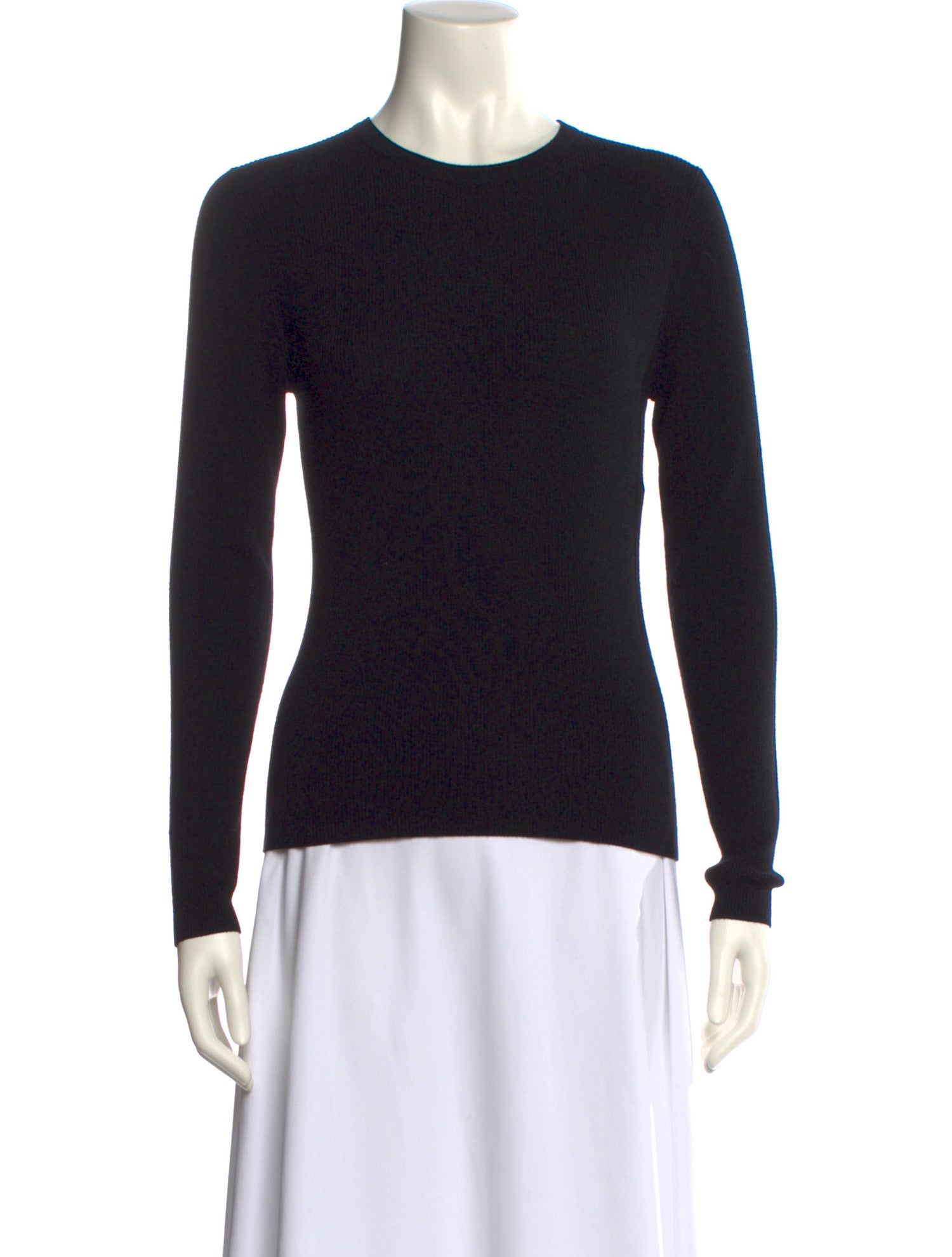 Allude Virgin Wool Crew Neck Top