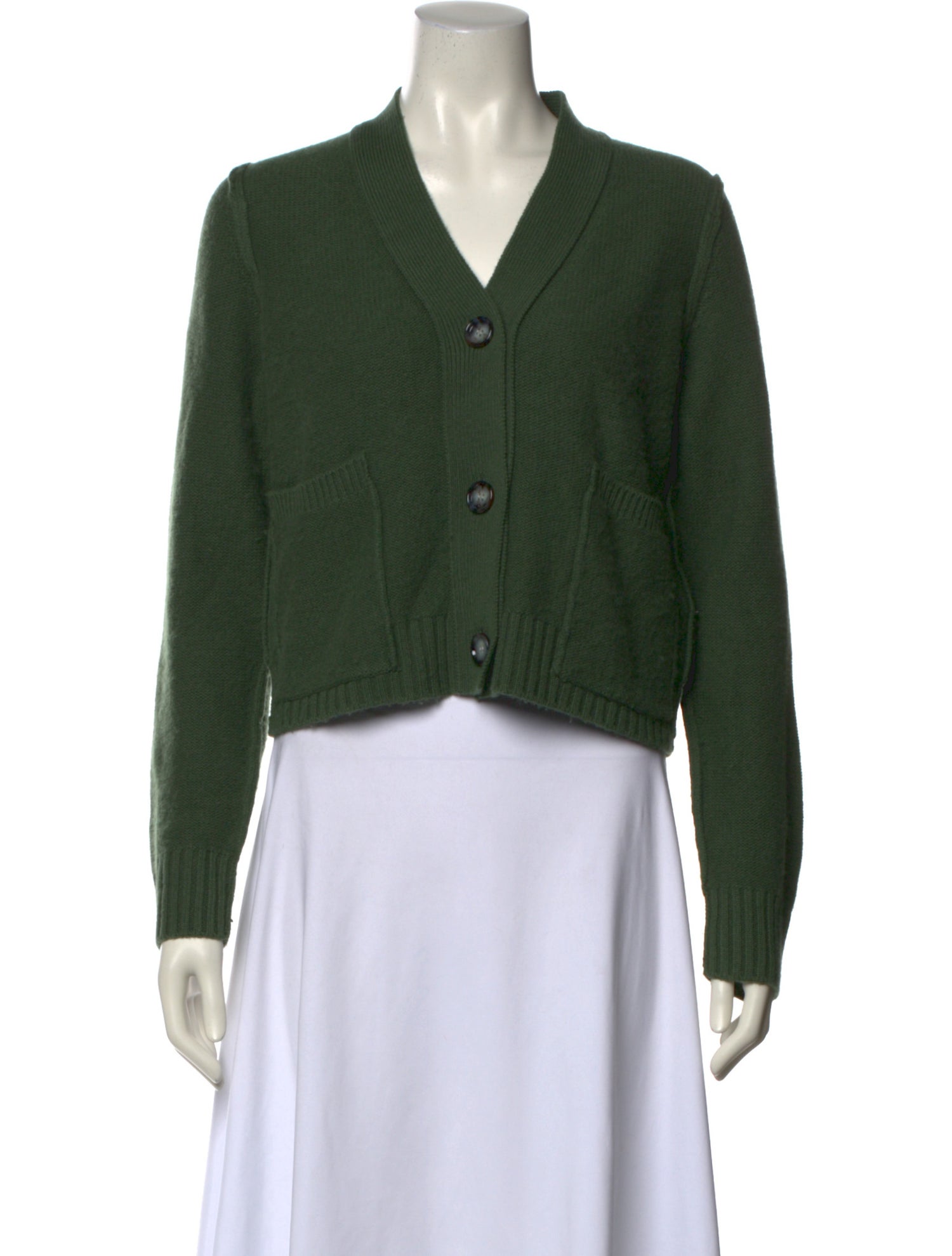 Allude Virgin Wool V-Neck Sweater