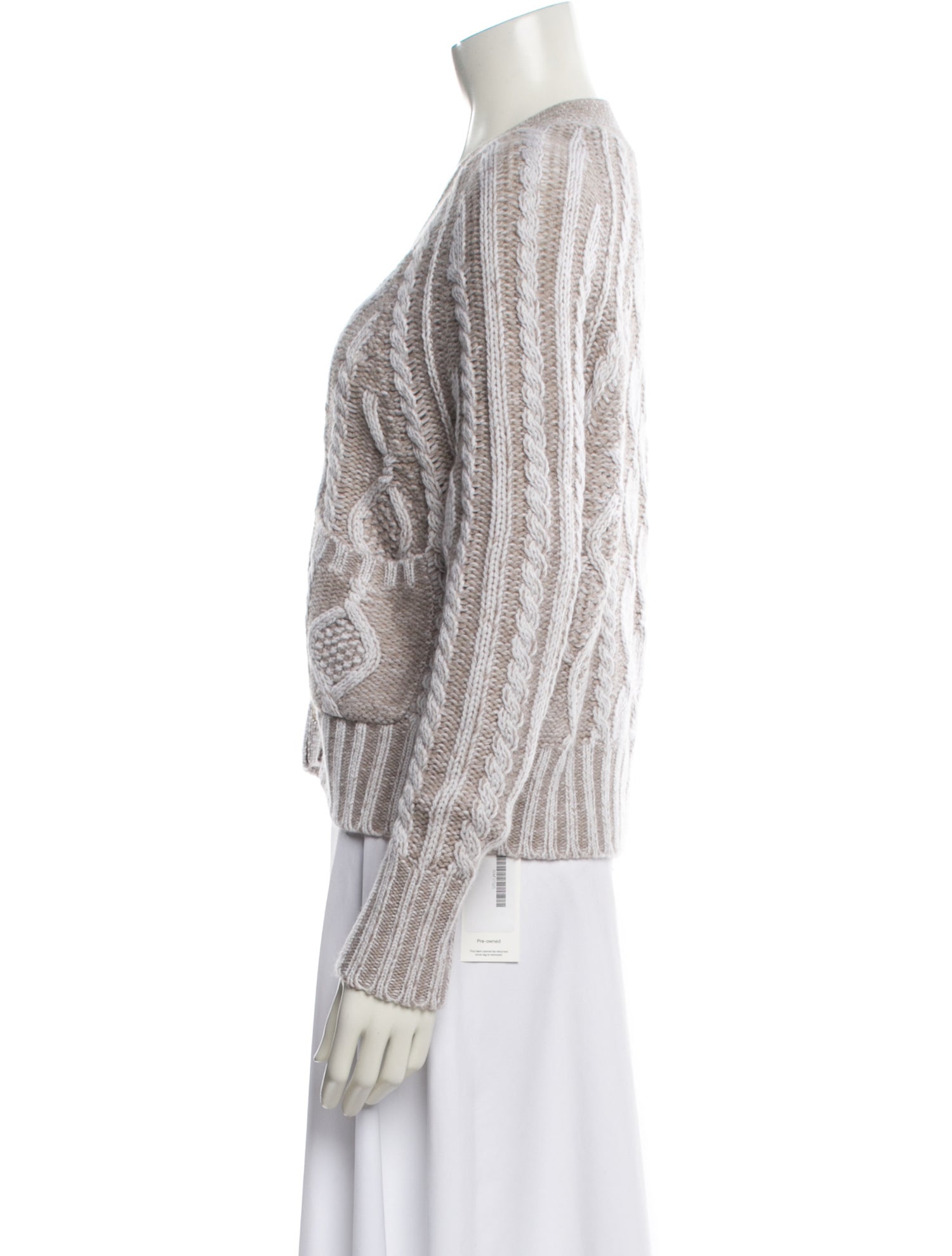 Allude Virgin Wool Printed Sweater