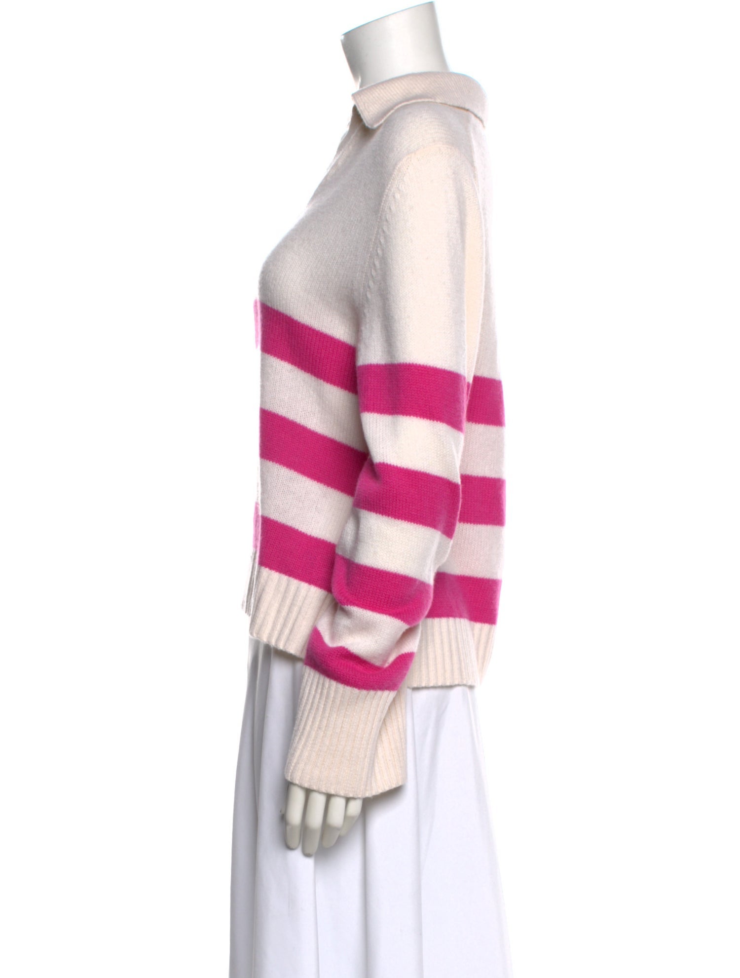 Allude Virgin Wool Striped Sweater