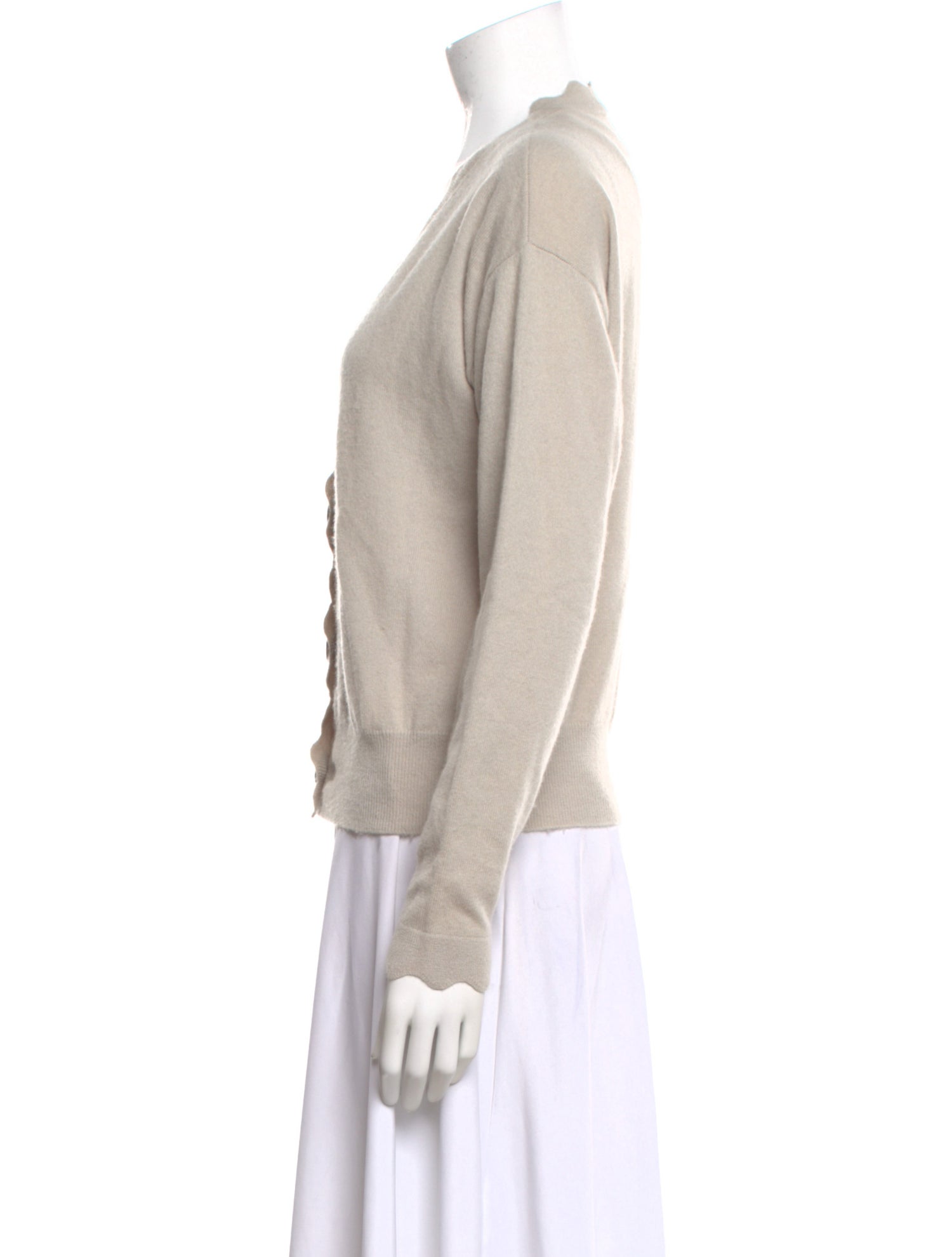 Allude Virgin Wool V-Neck Sweater