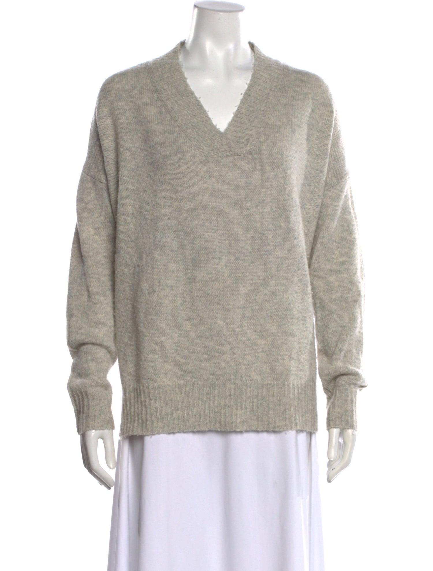 Allude Virgin Wool V-Neck Sweater