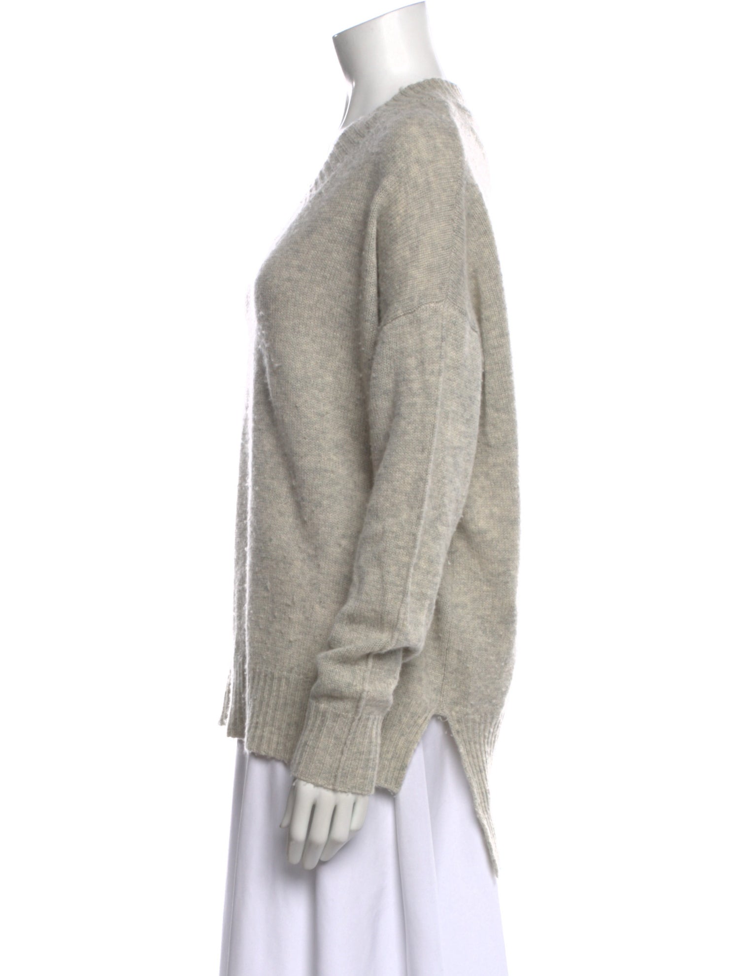 Allude Virgin Wool V-Neck Sweater