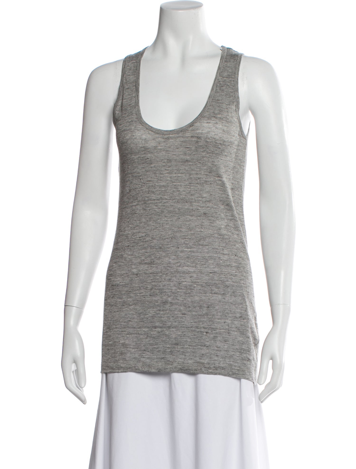 Allude Linen Scoop Neck Top w/ Tags