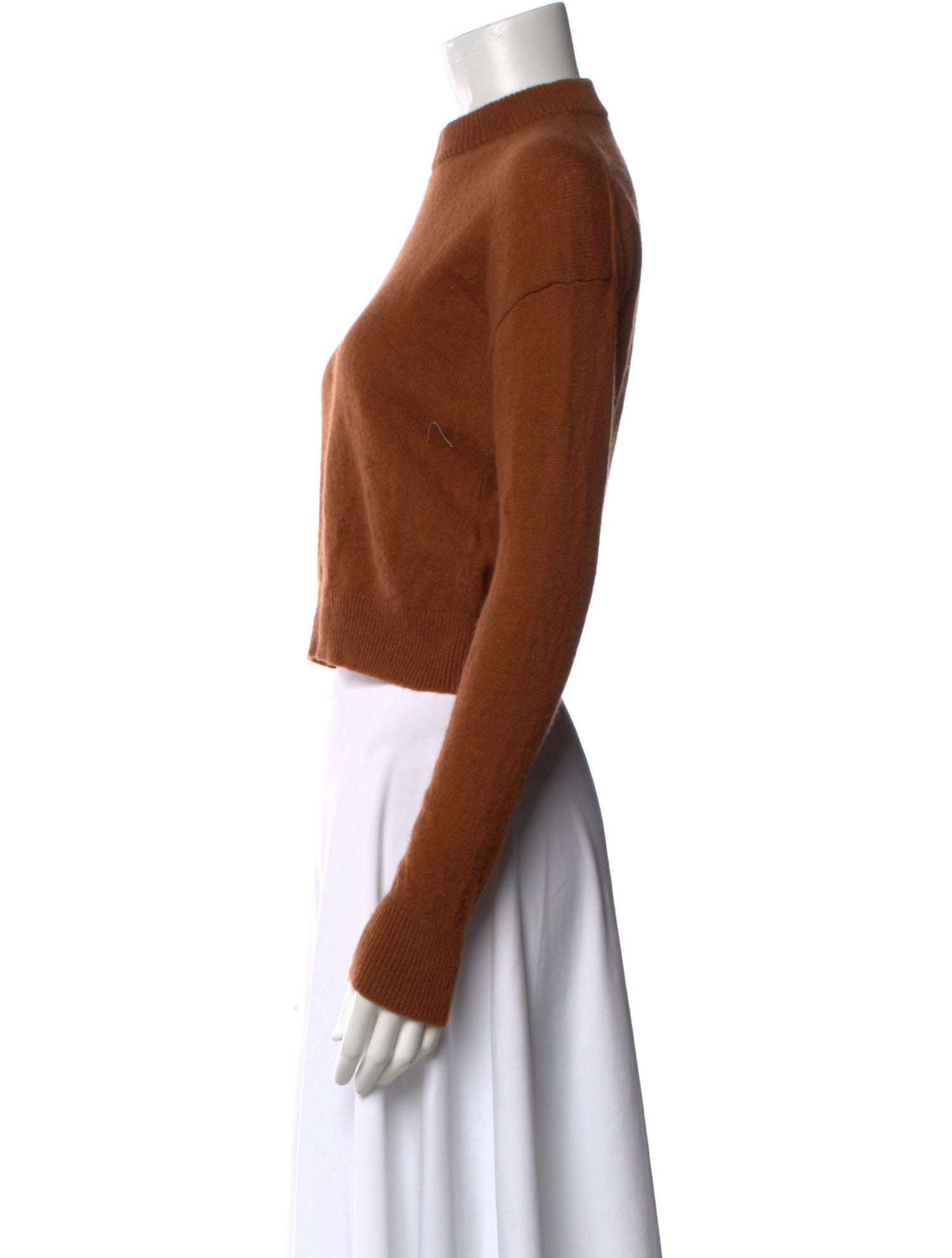 Allude Virgin Wool Mock Neck Sweater