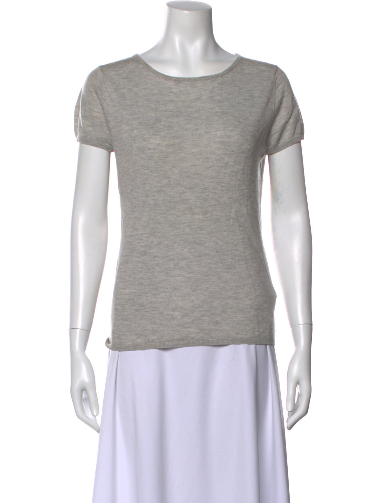 Allude Cashmere Bateau Neckline Sweater