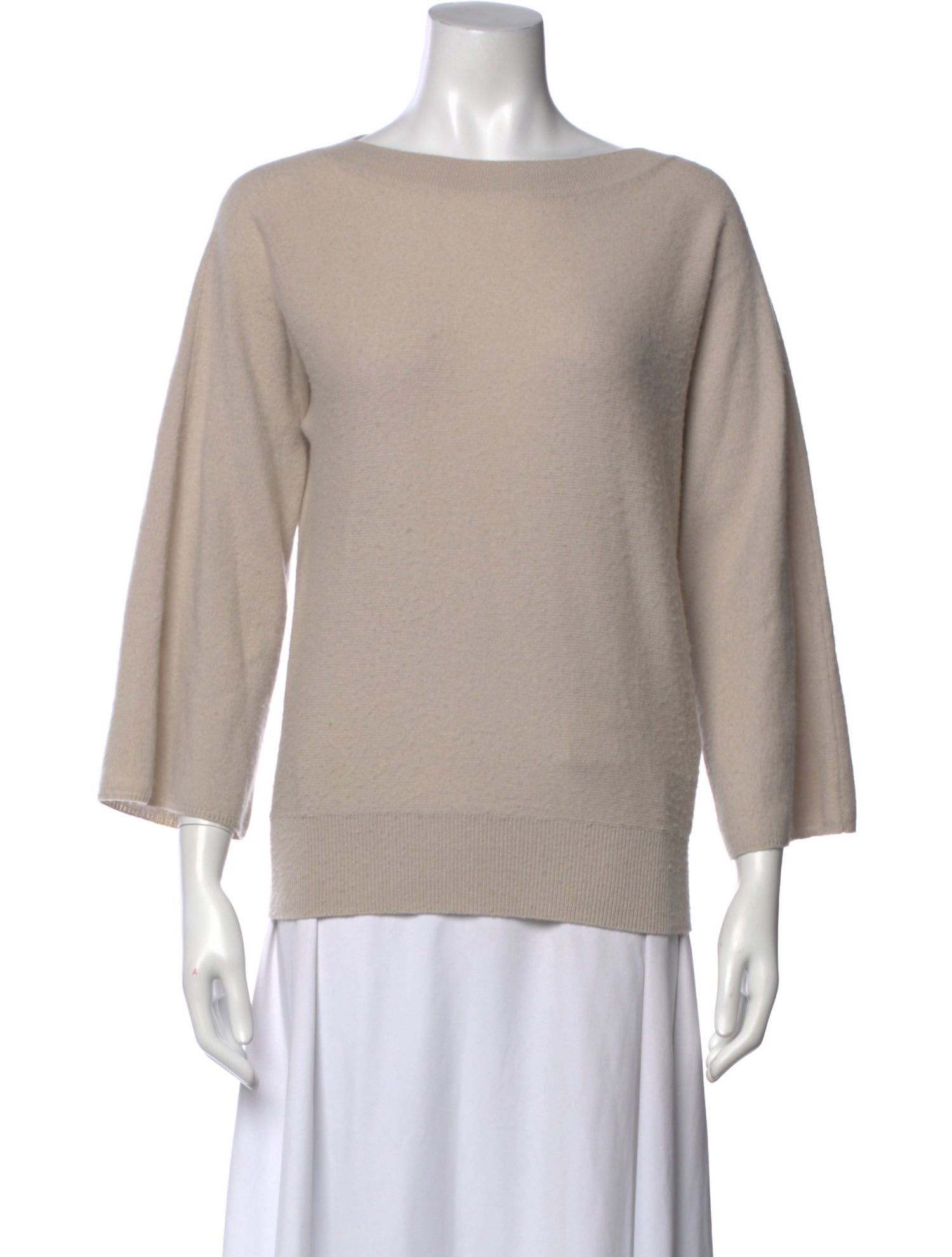 Allude Cashmere Bateau Neckline Sweater
