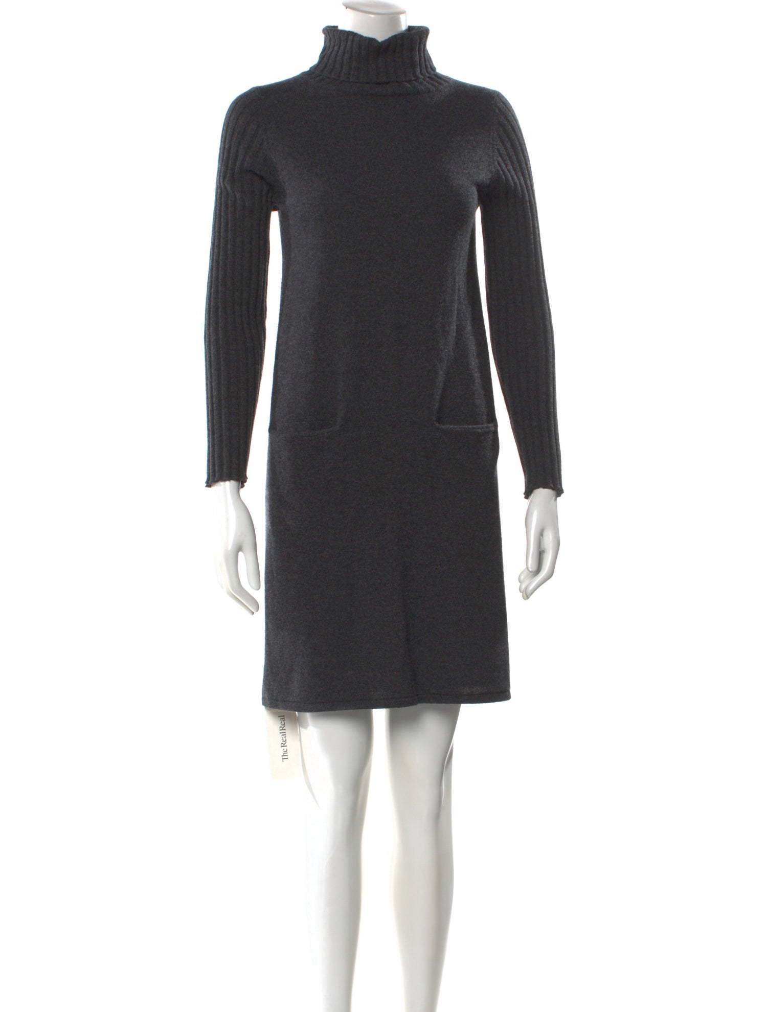 Allude Turtleneck Mini Dress