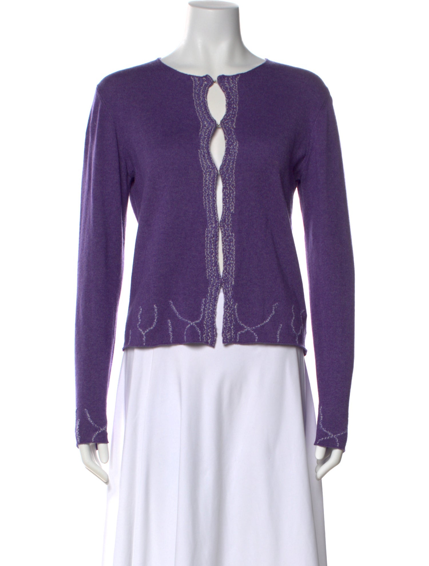 Allude Silk Scoop Neck Sweater