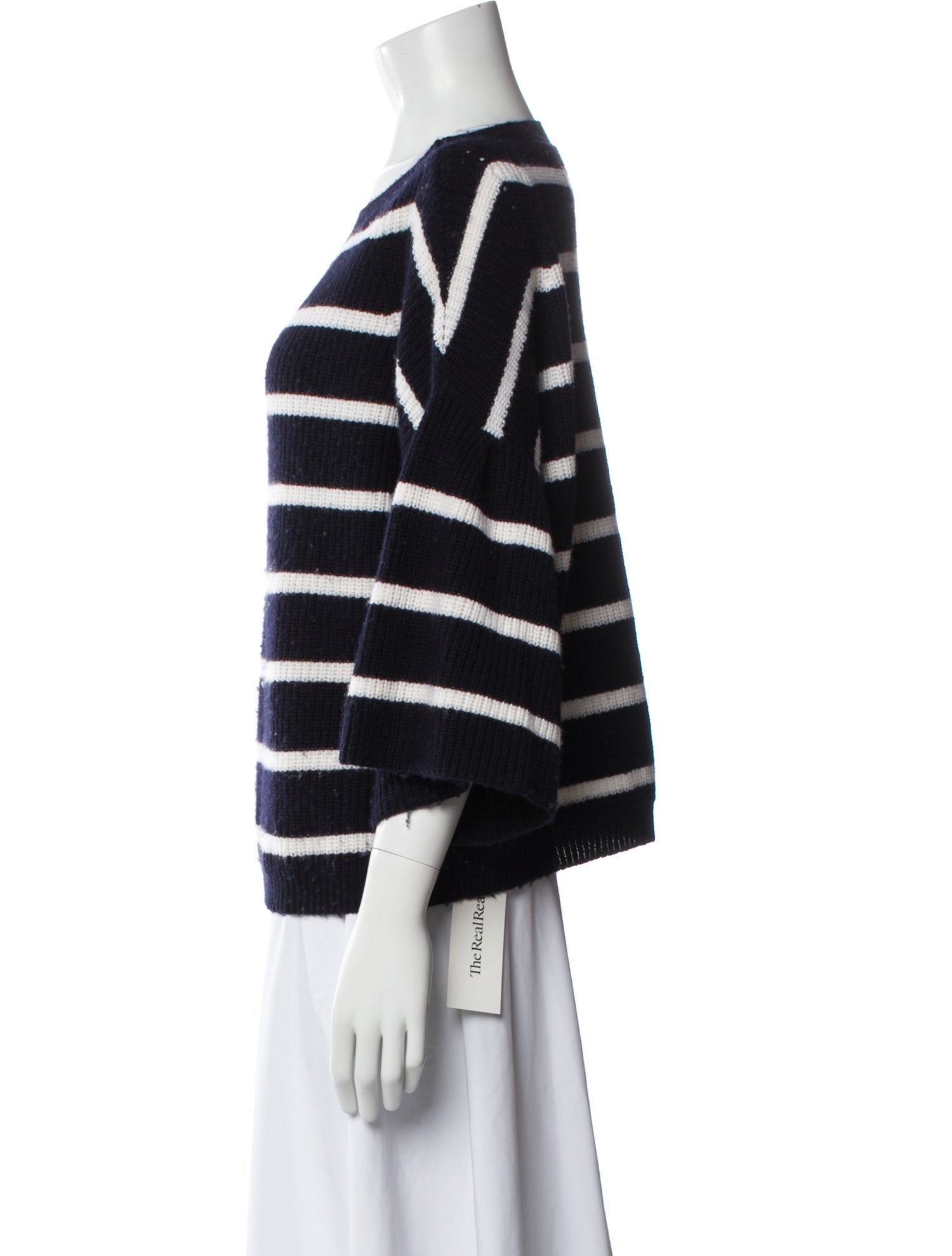 Allude Virgin Wool Striped Sweater
