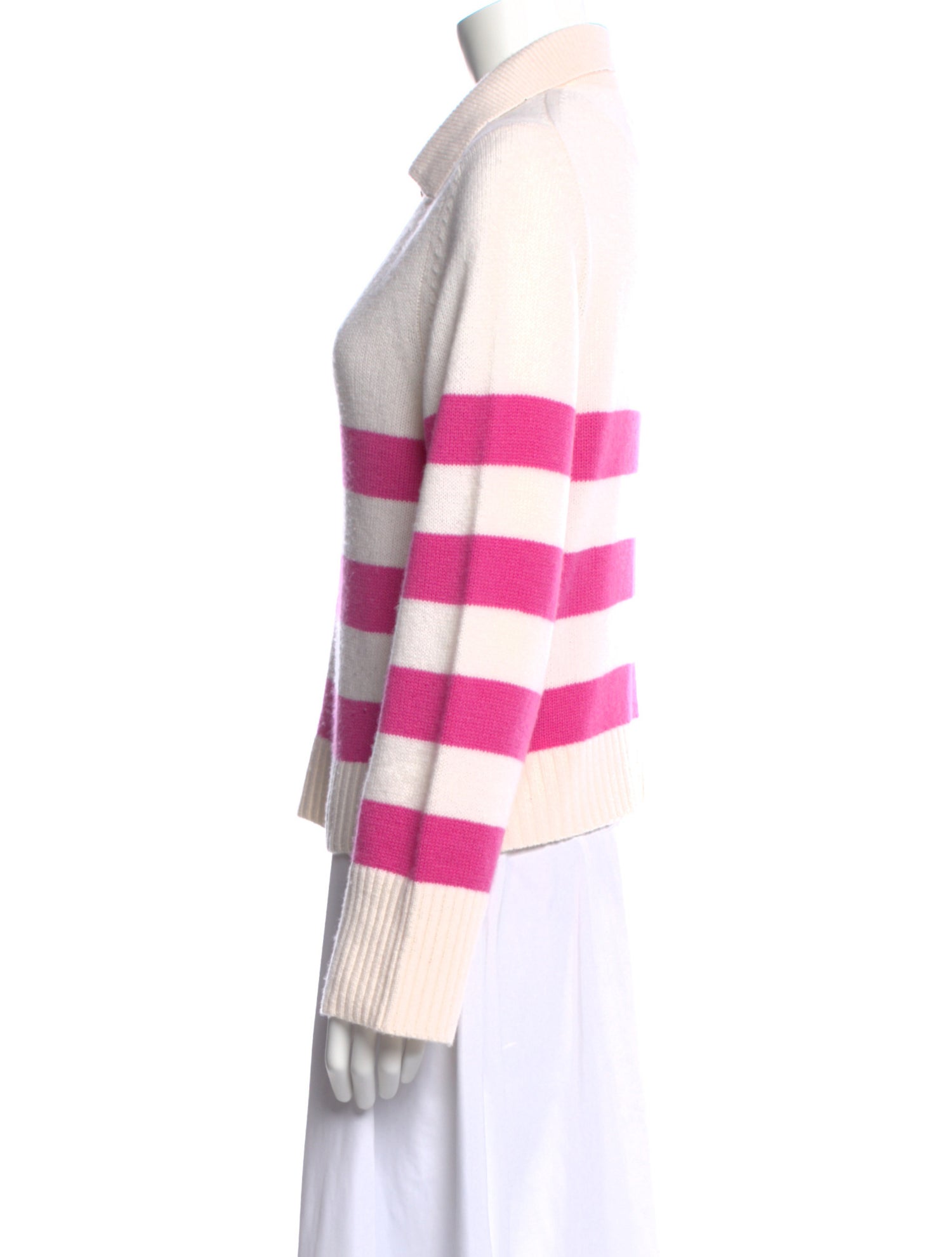 Allude Virgin Wool Striped Sweater