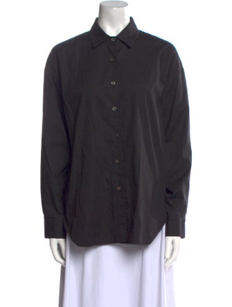 ALMINA concept Long Sleeve Button-Up Top
