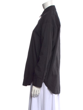 ALMINA concept Long Sleeve Button-Up Top