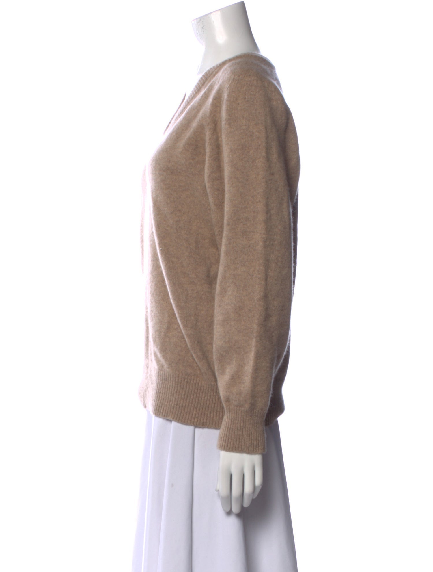 ALMINA concept Merino Wool V-Neck Sweater