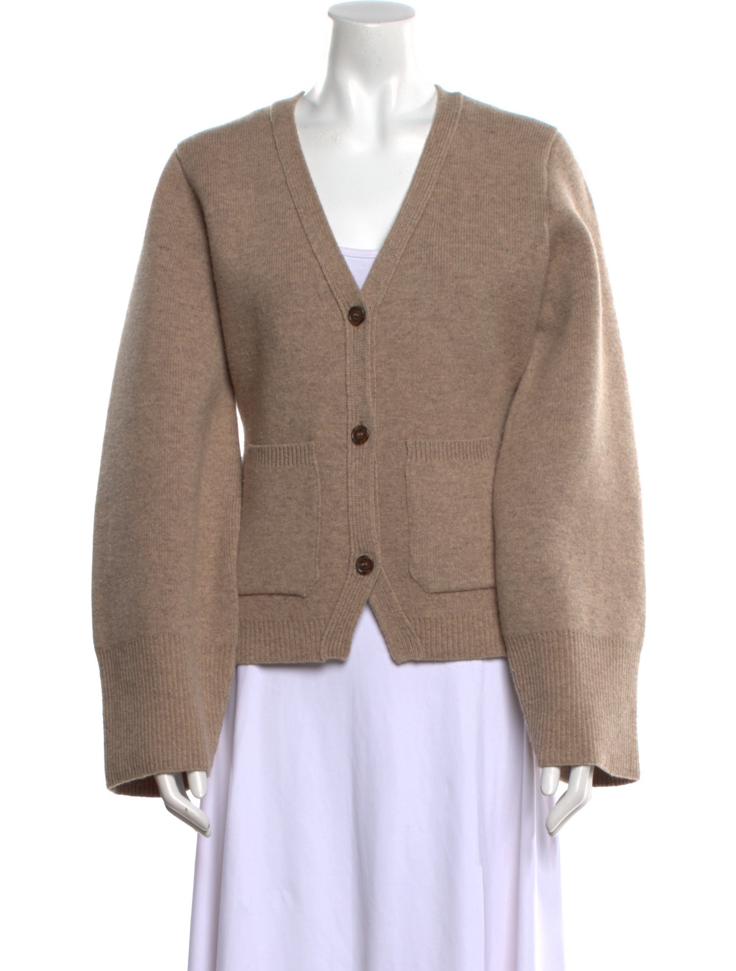 ALMINA concept Merino Wool V-Neck Sweater