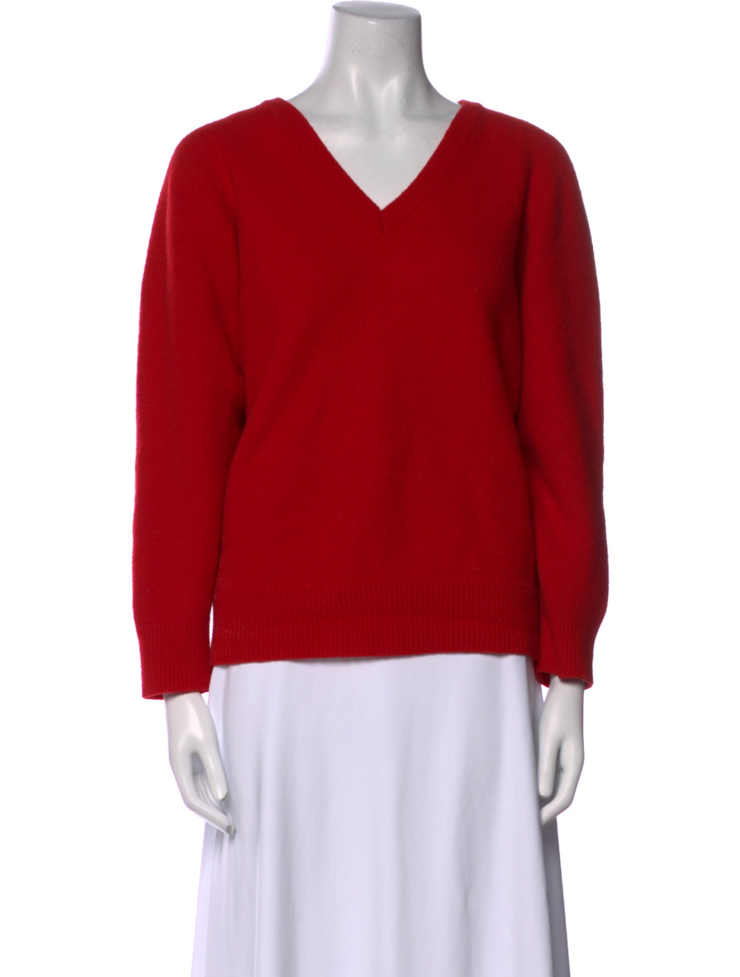 ALMINA concept Merino Wool V-Neck Sweater