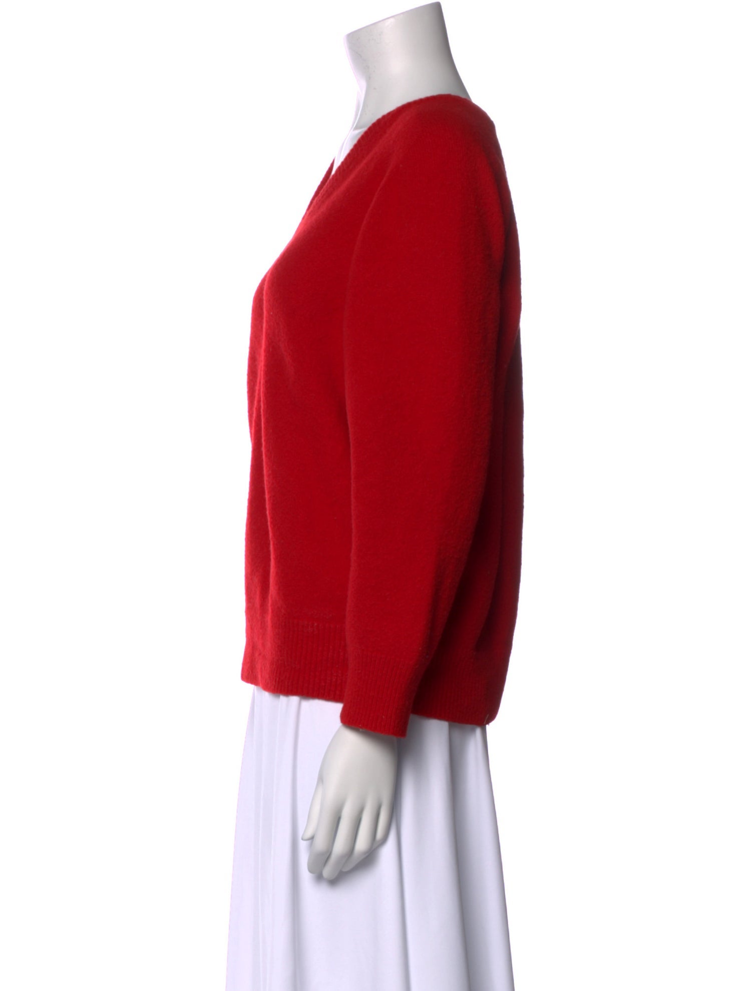 ALMINA concept Merino Wool V-Neck Sweater