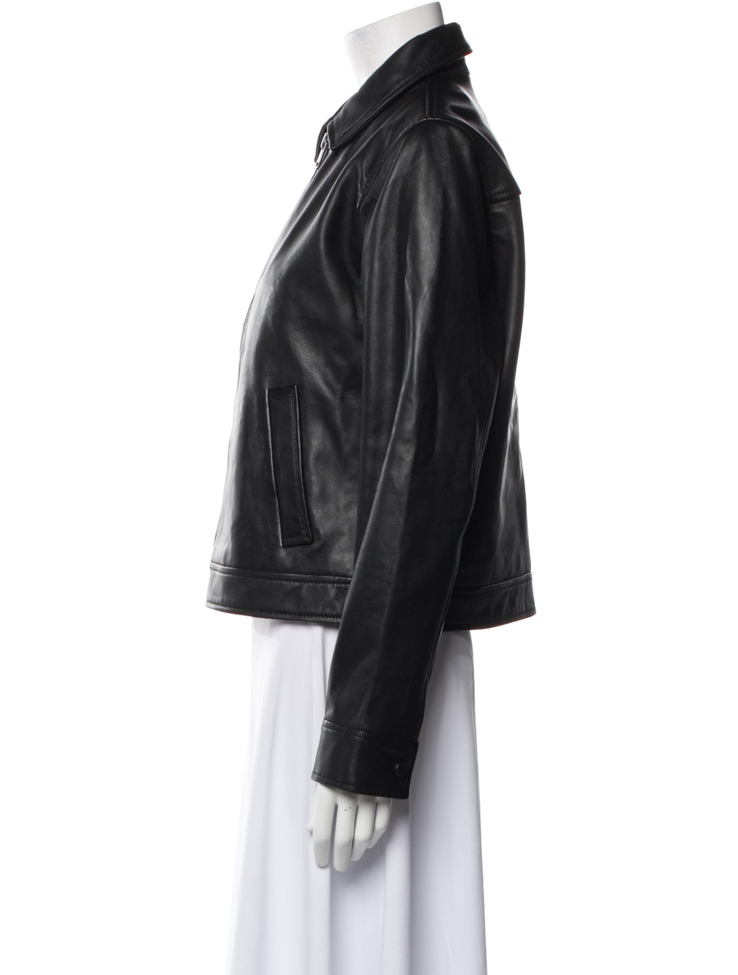 Adriano Goldschmied Leather Biker Jacket