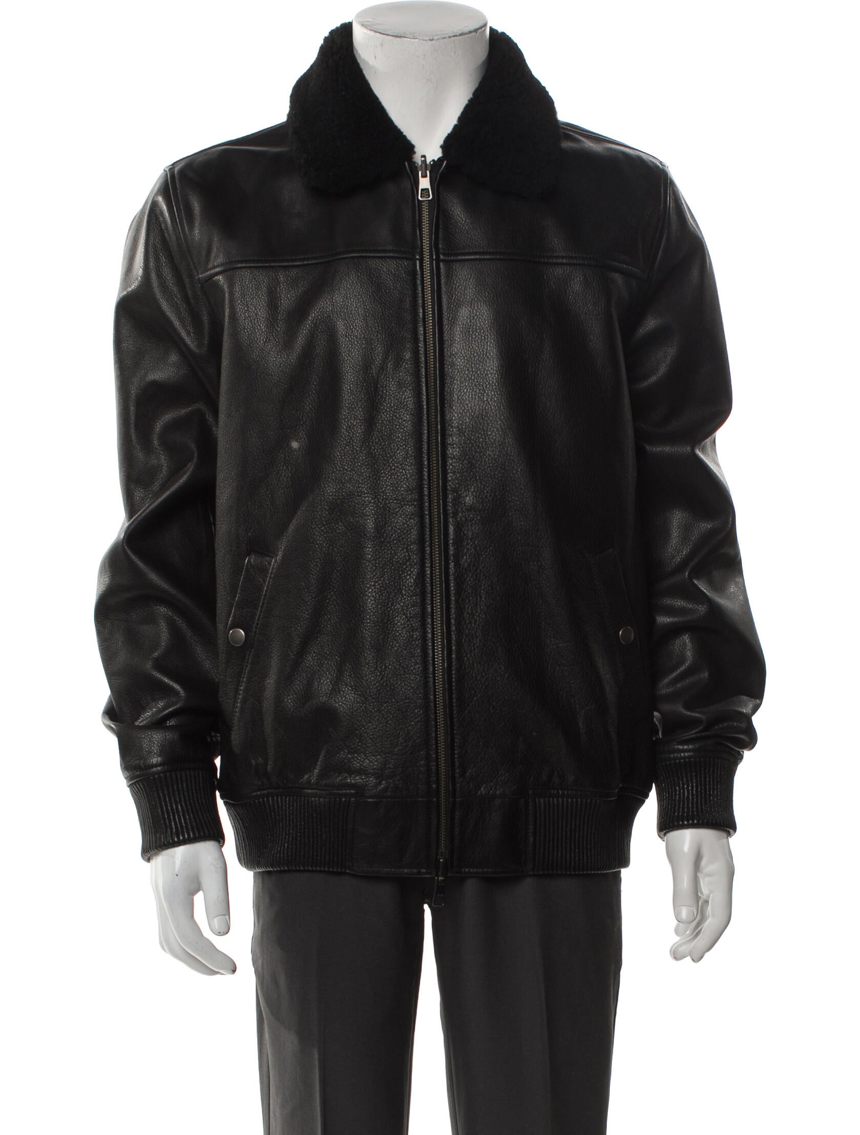 Adriano Goldschmied Leather Moto Jacket
