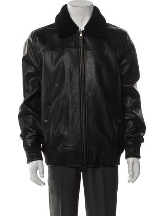 Adriano Goldschmied Leather Moto Jacket