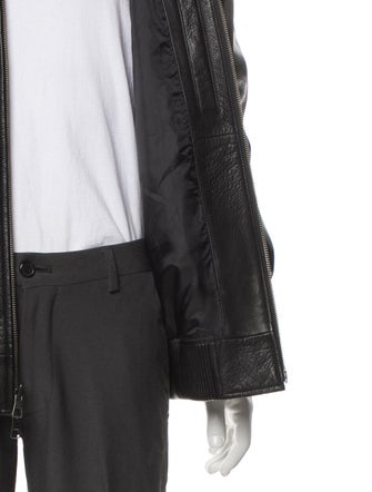 Adriano Goldschmied Leather Moto Jacket