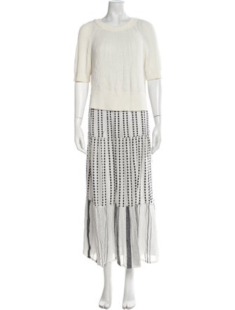 Agnona x LemLem Striped Long Dress