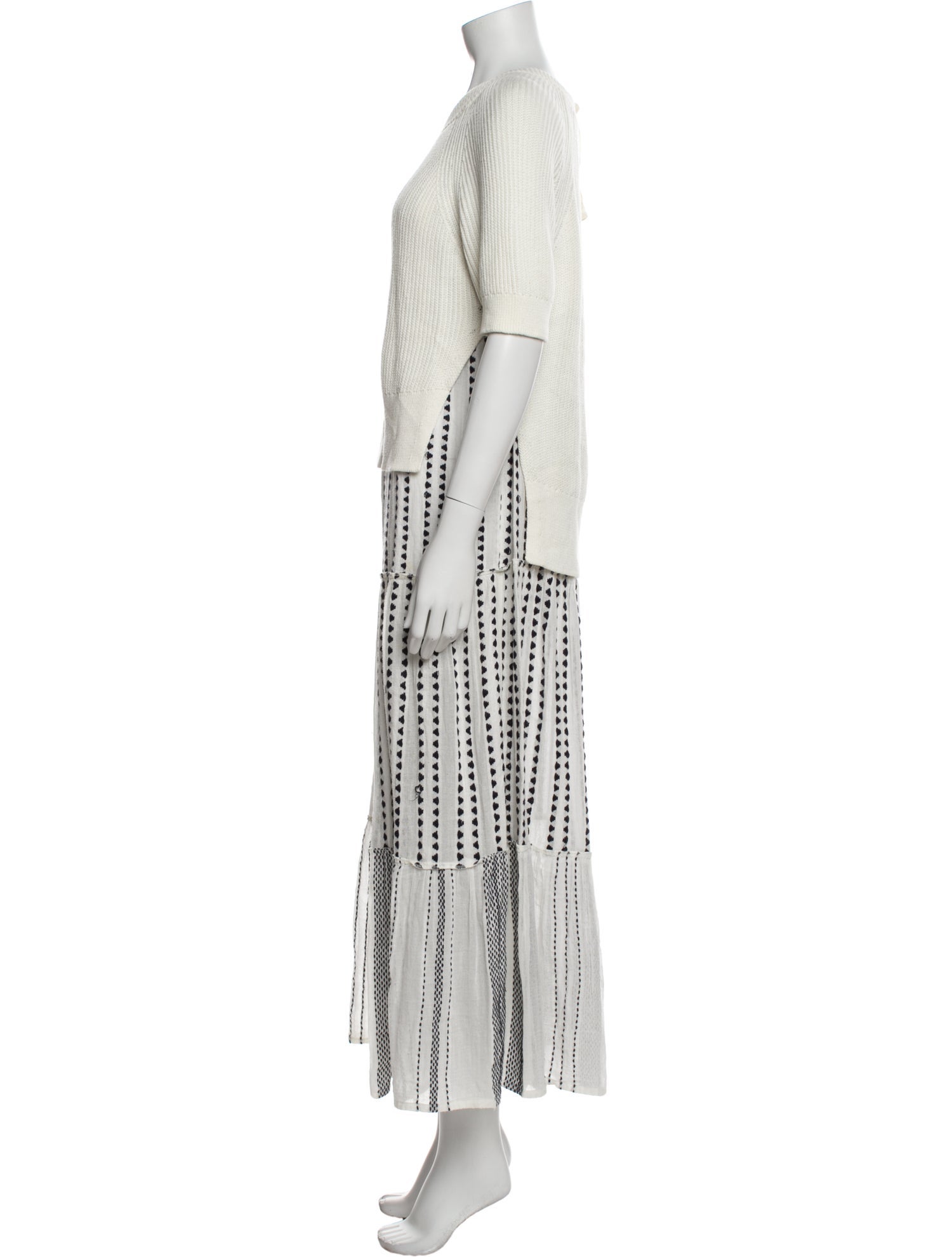 Agnona x LemLem Striped Long Dress