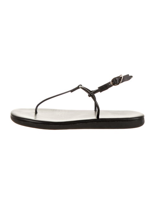 Ancient Greek Sandals Slingback Sandals Black