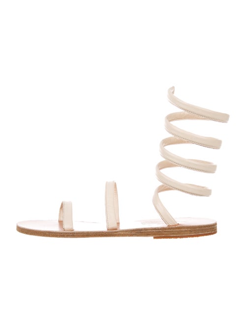 Ancient Greek Sandals Leather Gladiator Sandals Wh
