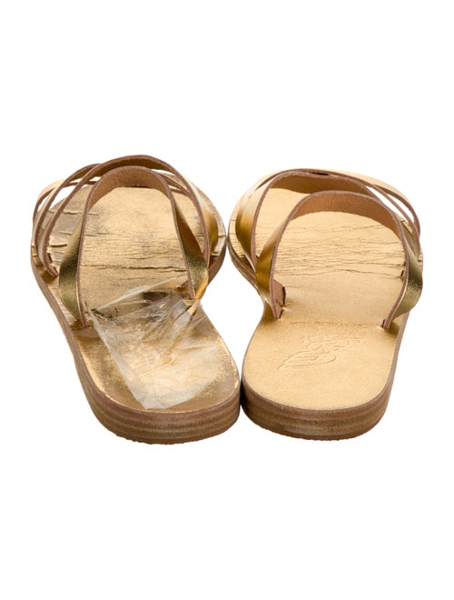 Ancient Greek Sandals Leather Slides