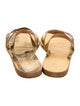 Ancient Greek Sandals Leather Slides