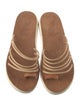 Ancient Greek Sandals Leather Slides