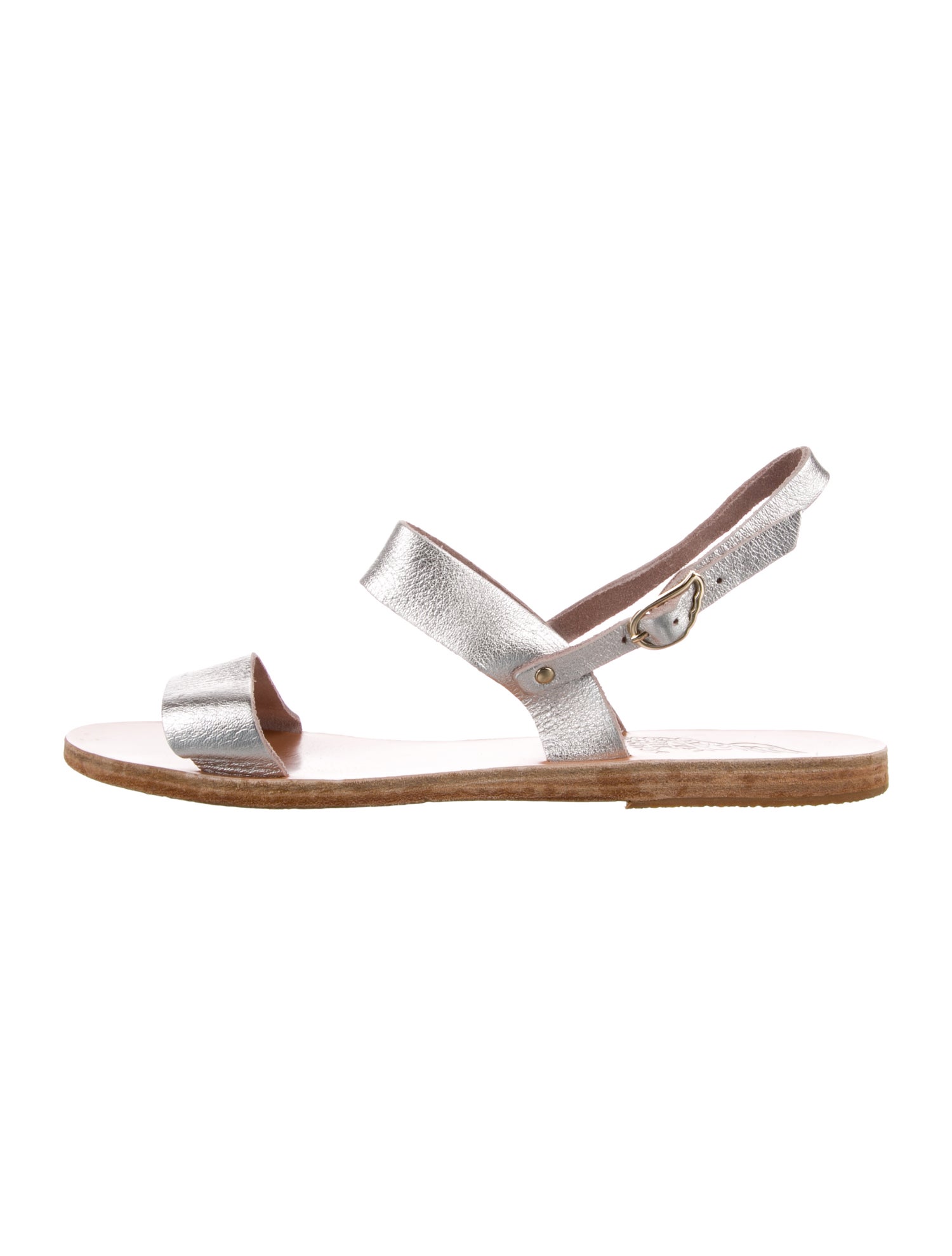 Ancient Greek Sandals Leather Slingback Sandals
