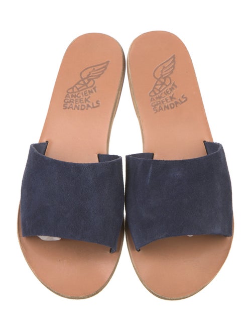 Ancient Greek Sandals Leather Slides